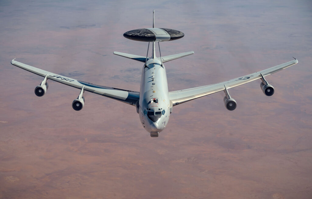 The E-3 Sentry, Airborne Warning and Control System (AWACS),
