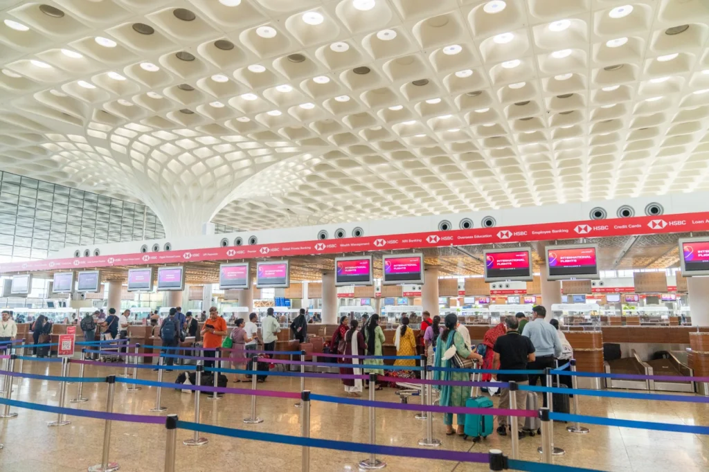 Adani Airport with Partner in indigo