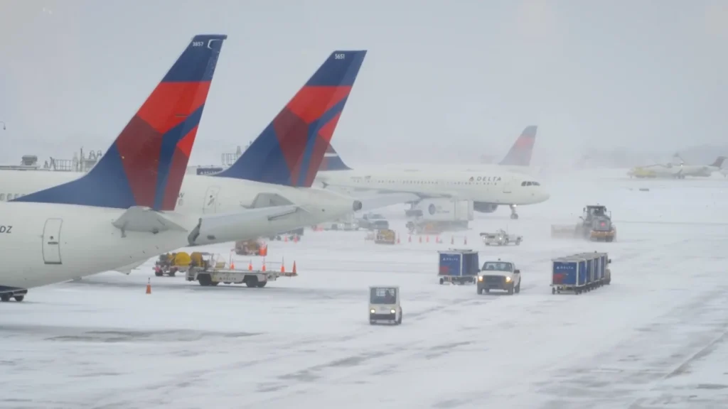 MSP Airport Blizzard
