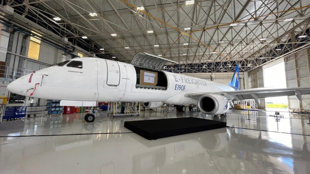 First Embraer E190F P2F Jet Debuts In Commercial Cargo Sector