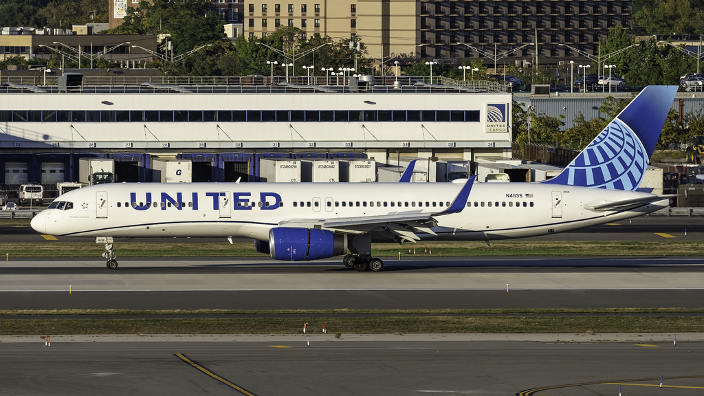 United Airlines Boeing 757 aircraft operating one of the airline’s longest narrowbody flights in 2026