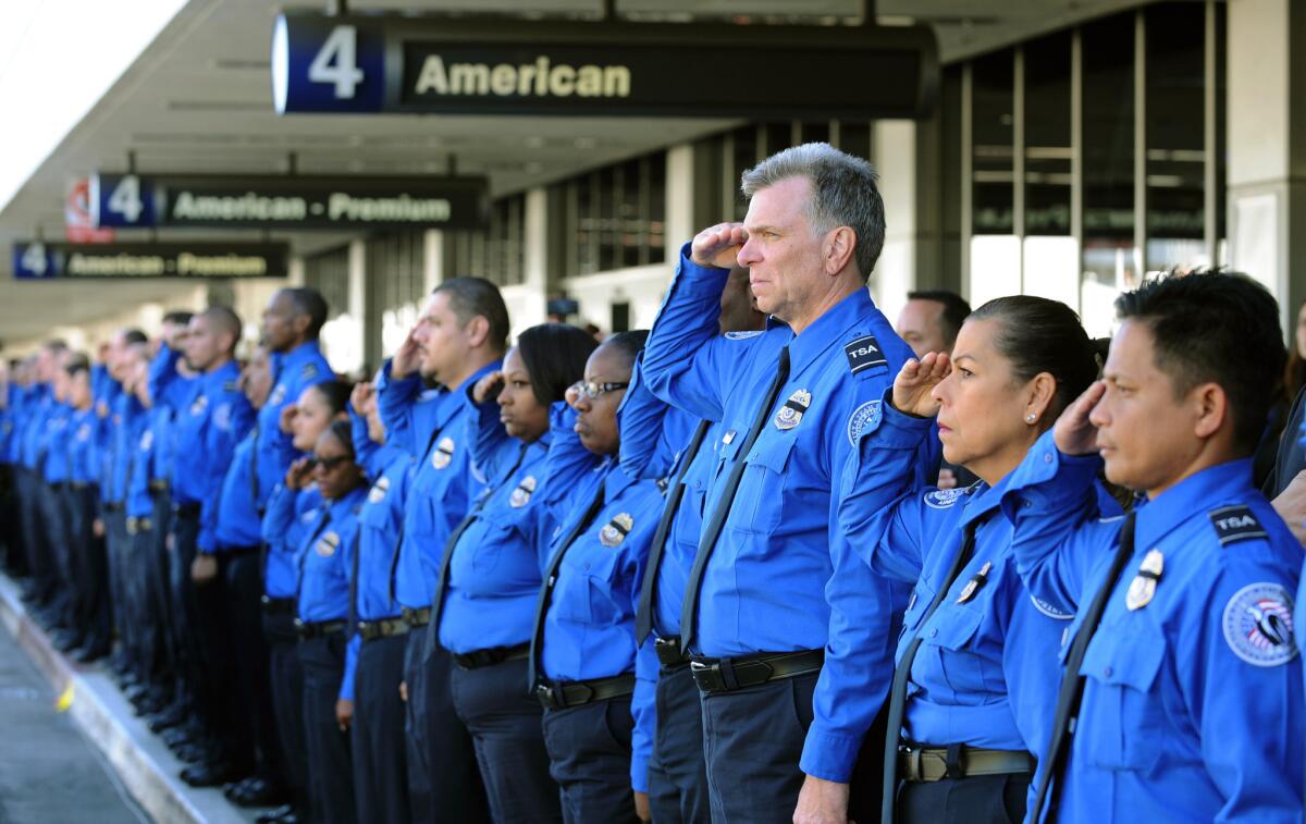 TSA AGEMTS AMID TSA STAFFING COLLAPSE