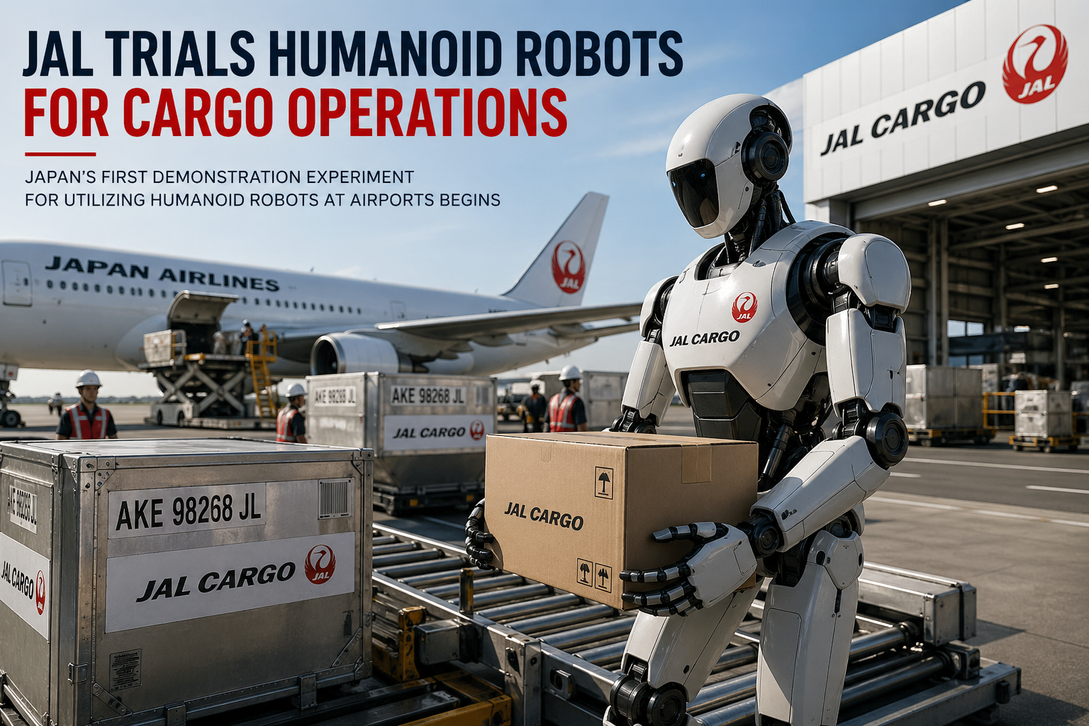 JAL Trials Humanoid Robots to Transform Airport Cargo Operations in Japan